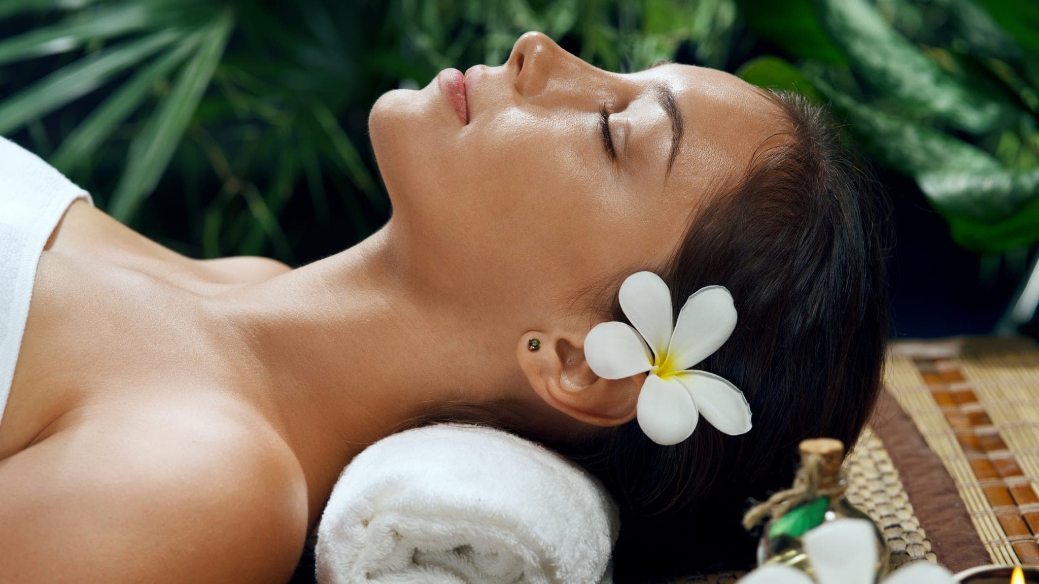 Sesión de tratamiento estético en un med spa profesional